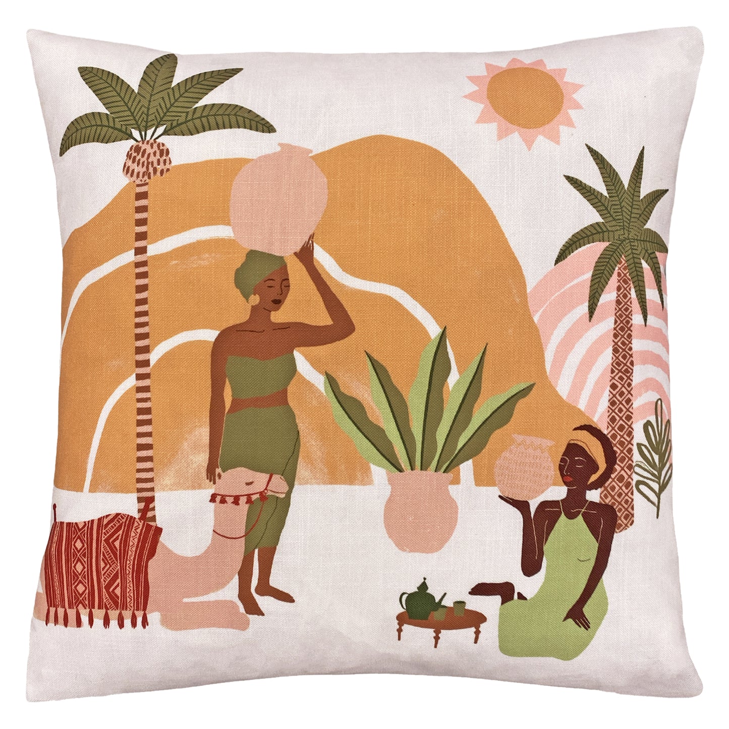 ALIA 50X50 CUSHION CASE SAND