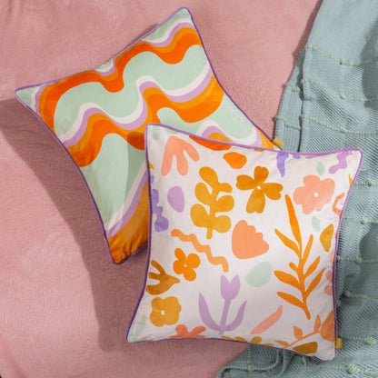 AMELIE 43X43 CUSHION CASE WAVES