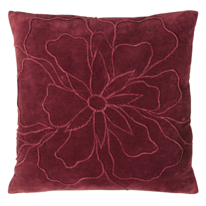 ANGELES 45X45 CUSHION COVER BERRY