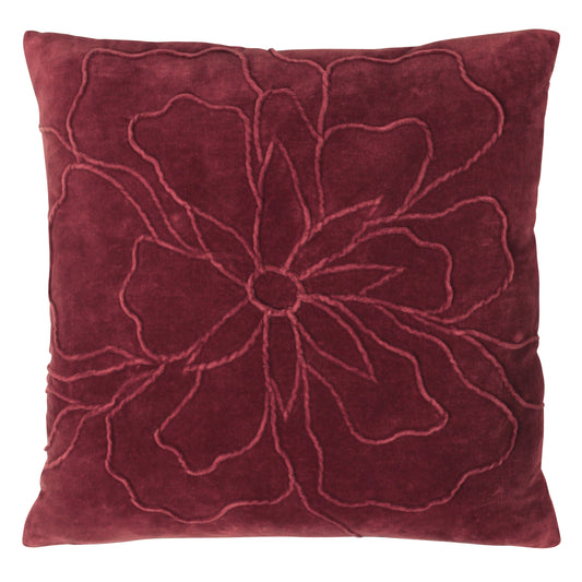 ANGELES 45X45 CUSHION COVER BERRY