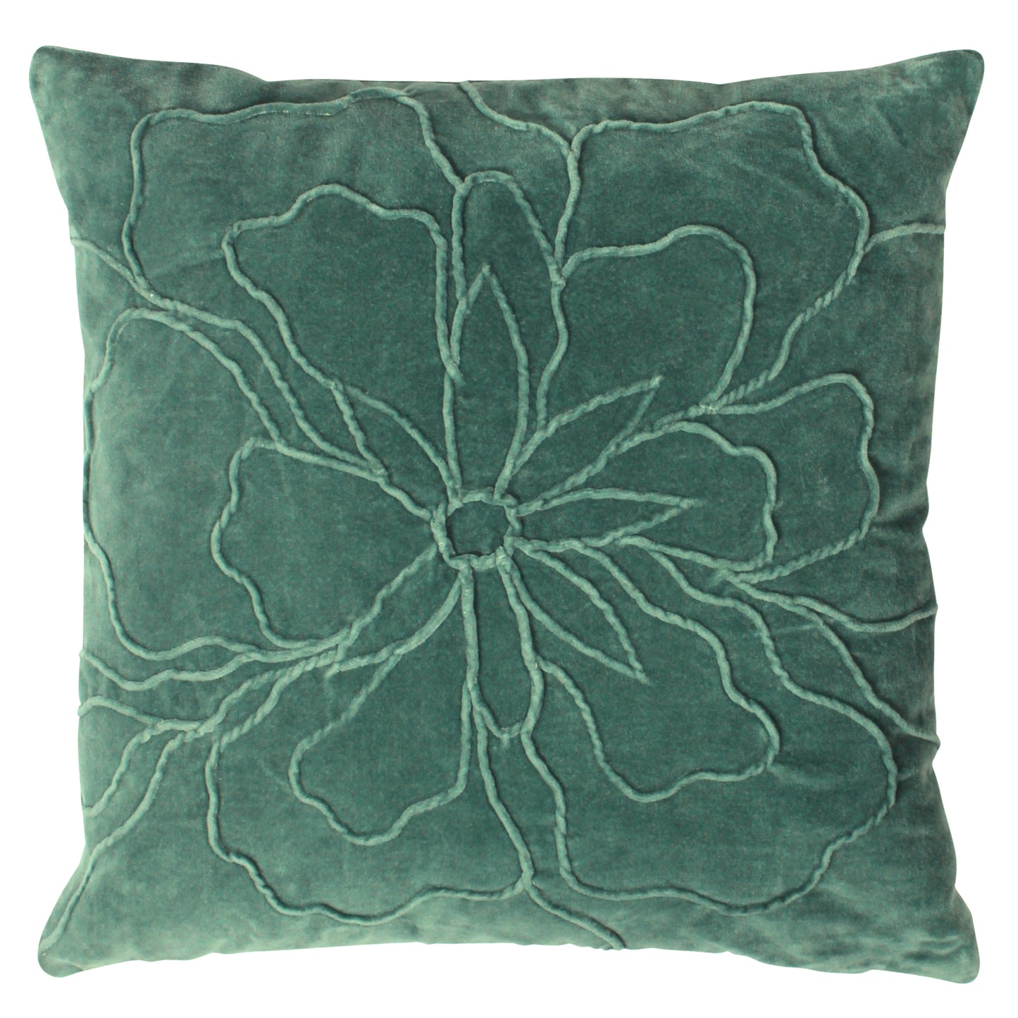 ANGELES 45X45 CUSHION COVER JUNIPER GREEN