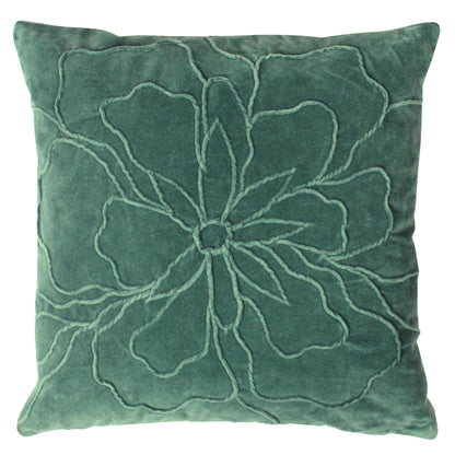ANGELES 45X45 CUSHION COVER JUNIPER GREEN