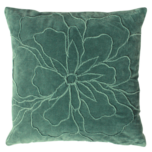 ANGELES 45X45 CUSHION COVER JUNIPER GREEN