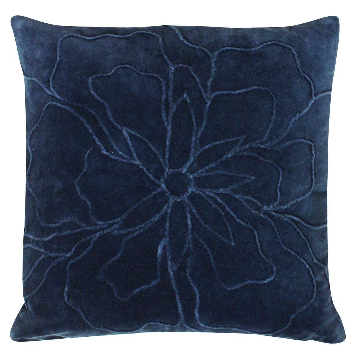 ANGELES 45X45 CUSHION COVER NAVY