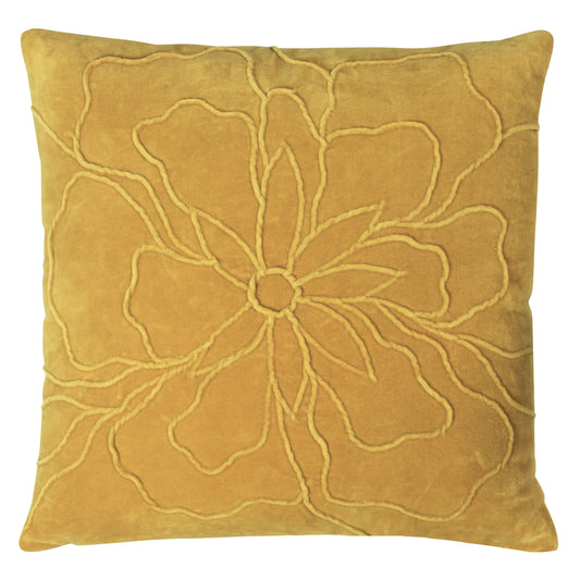 ANGELES 45X45 CUSHION COVER OCHRE