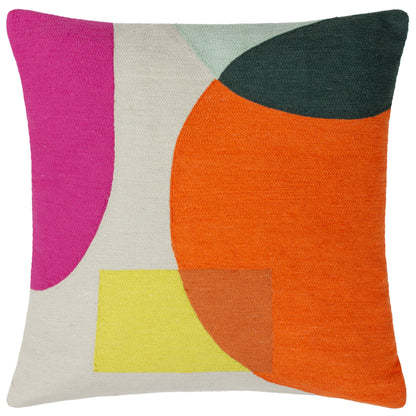 ANJO 45X45 CUSHION CASE NATURAL/MULTI