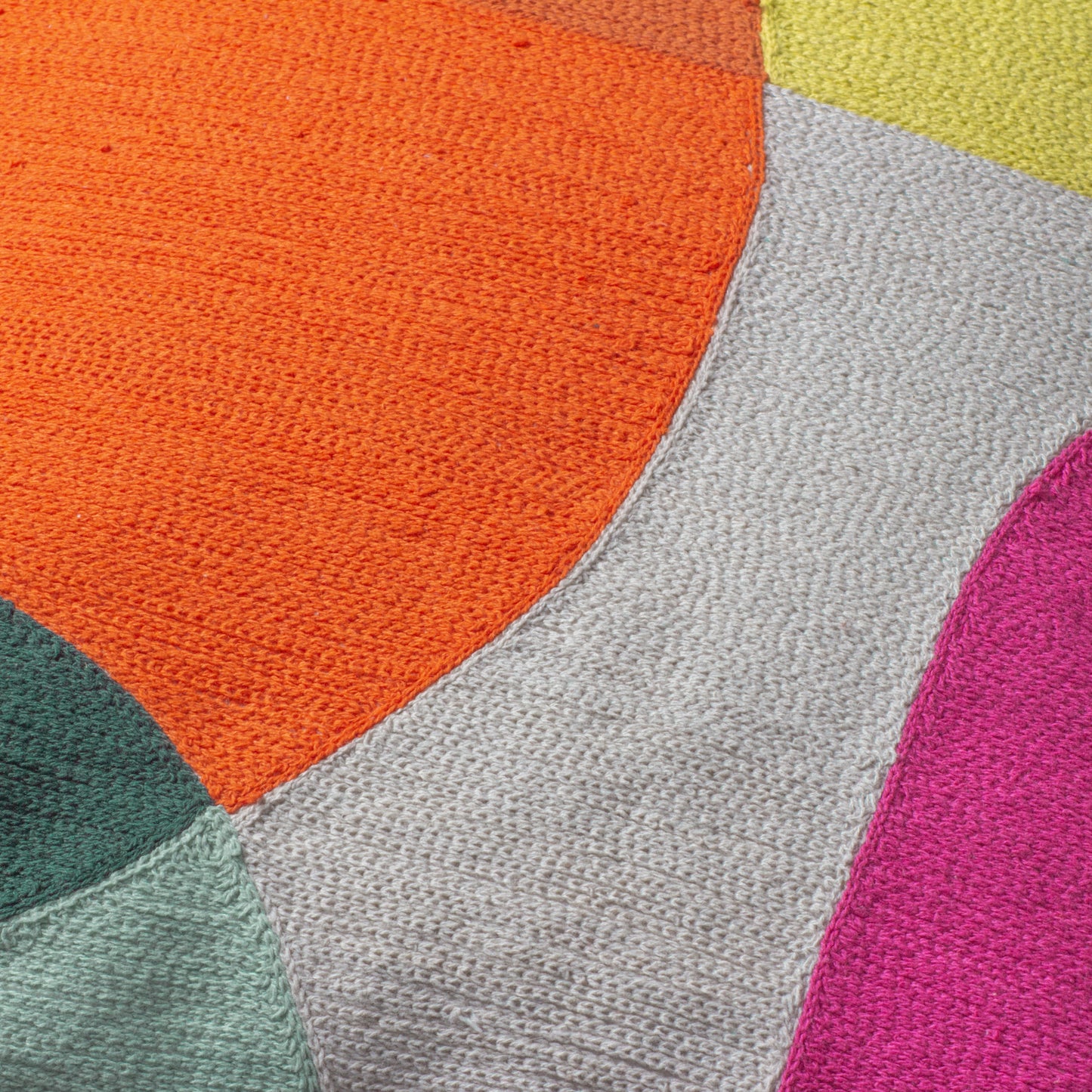 ANJO 45X45 CUSHION CASE NATURAL/MULTI