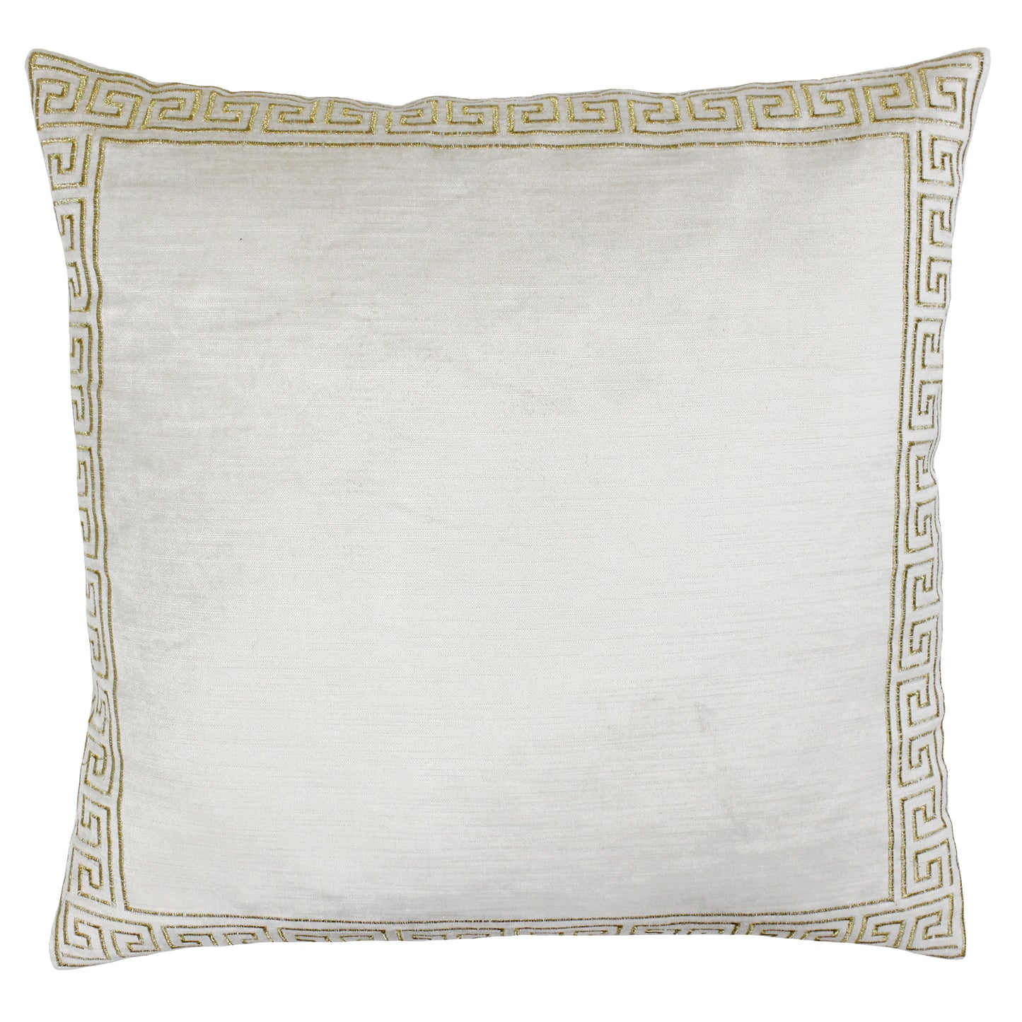 APOLLO 50X50 CUSHION CASE IVORY/GOLD