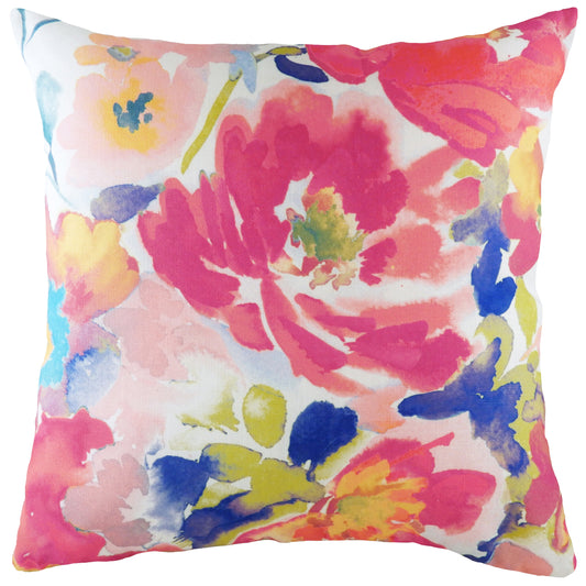 AQUARELLE FLORAL 43X43 CUSHION CASE