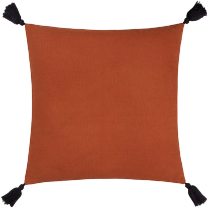 AQUENE 50X50 CUSHION CASE BRICK/BLACK