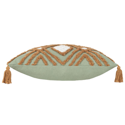 AQUENE 50X50 CUSHION CASE MOSS/MUSTARD