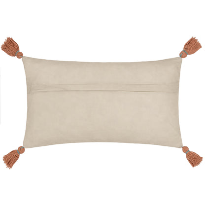 AQUESS 30X50 CUSHION CASE MULTI/CORAL