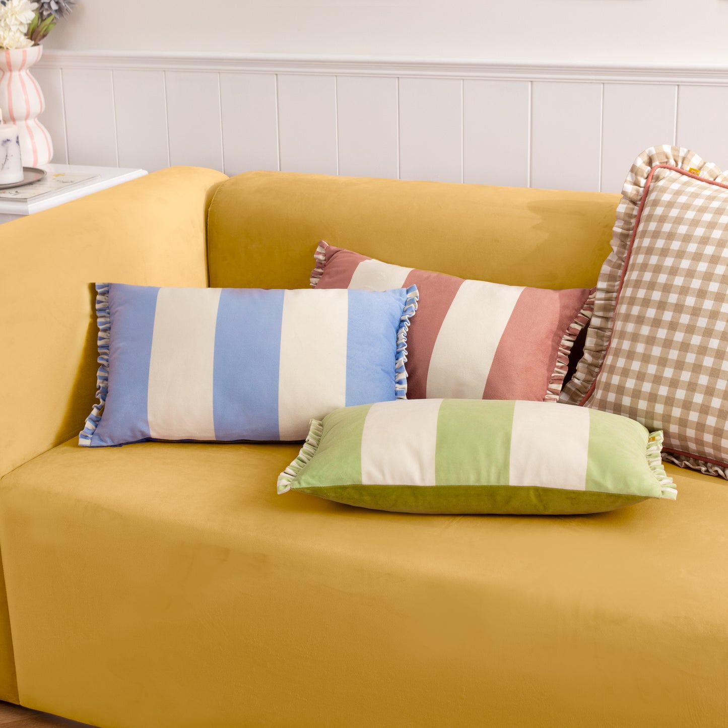 ARAYA 30X50 CUSHION CASE BLUE