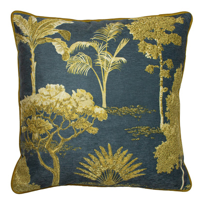 ARBORETUM 50X50 CUSHION CASE BLUE