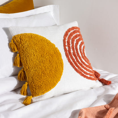 ARCHOW 45X45 CUSHION CASE BRICK/OCHRE