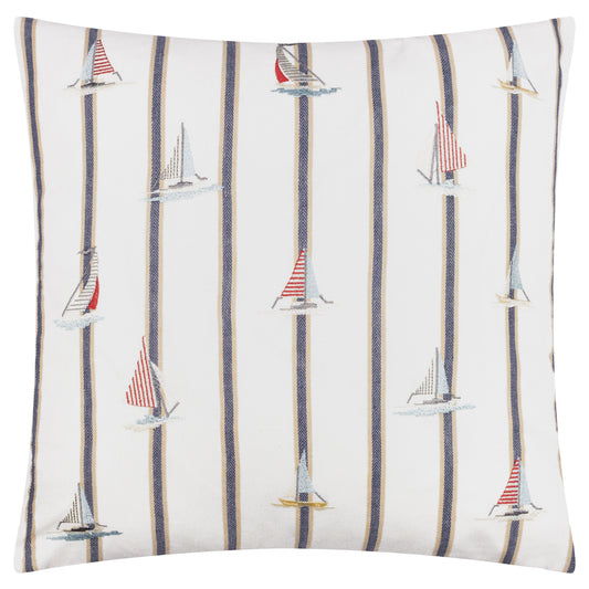 ABERSOCH REGATTA 45X45 CUSHION CASE ECRU