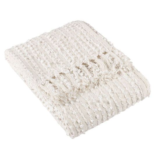 ARVO BOUCLE YARN THROW 130X180 NATURAL