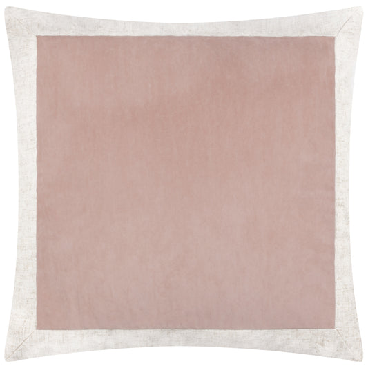 AUDEN 50X50 CUSHION CASE DUSTY ROSE