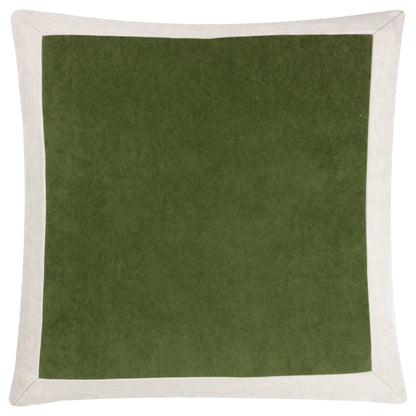 AUDEN 50X50 CUSHION CASE OLIVE OIL