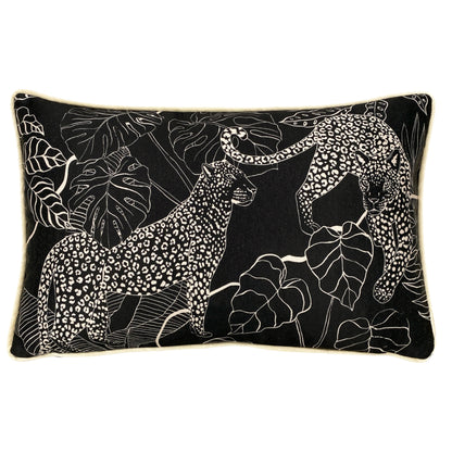 AURORA 30X50 CUSHION CASE BLUSH/BLACK