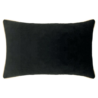 AURORA 30X50 CUSHION CASE BLUSH/BLACK