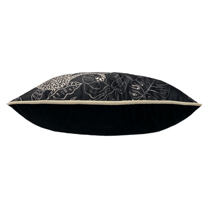 AURORA 30X50 CUSHION CASE BLUSH/BLACK