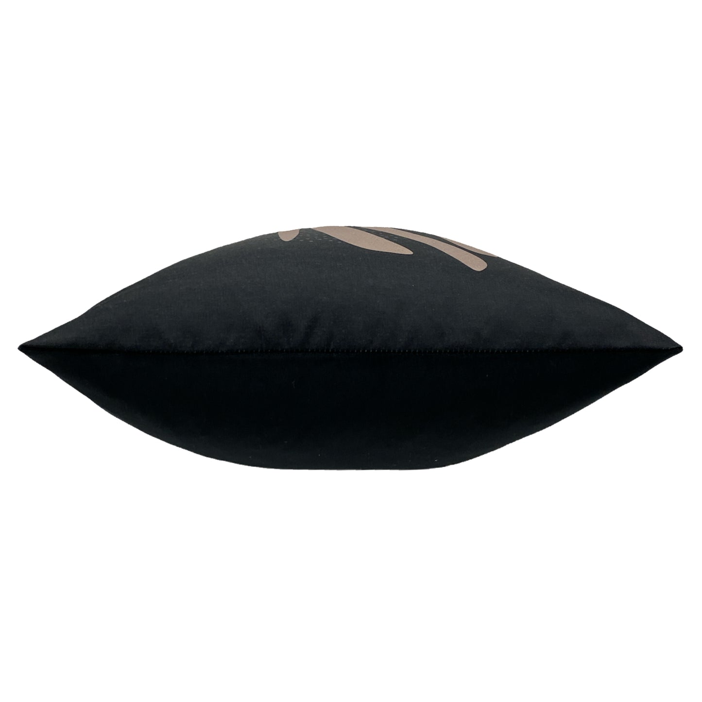 AURORA 43X43 CUSHION CASE BLUSH/BLACK