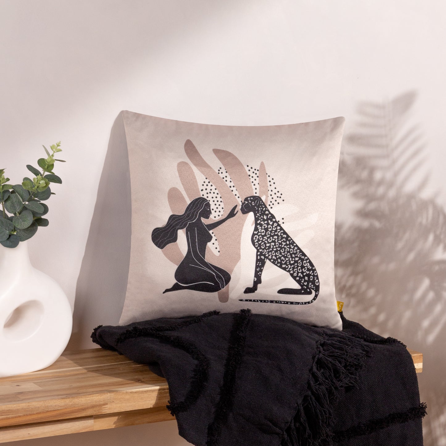AURORA 43X43 CUSHION CASE BLUSH