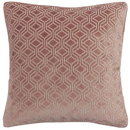 AVENUE 45X45 CUSHION CASE BLUSH