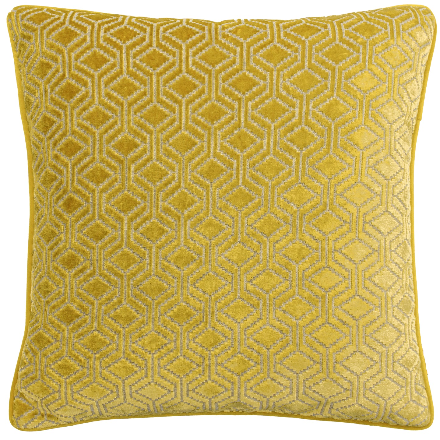AVENUE 45X45 CUSHION CASE OCHRE