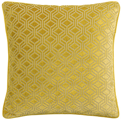 AVENUE 45X45 CUSHION CASE OCHRE