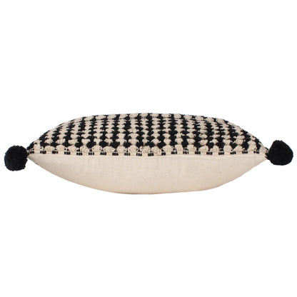 AYAAN 30X50 CUSHION CASE BLACK