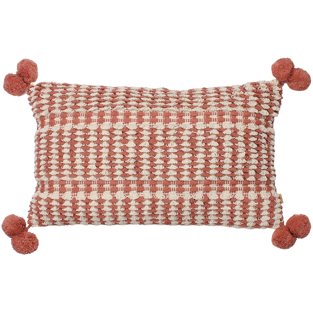 AYAAN 30X50 CUSHION CASE BRICK