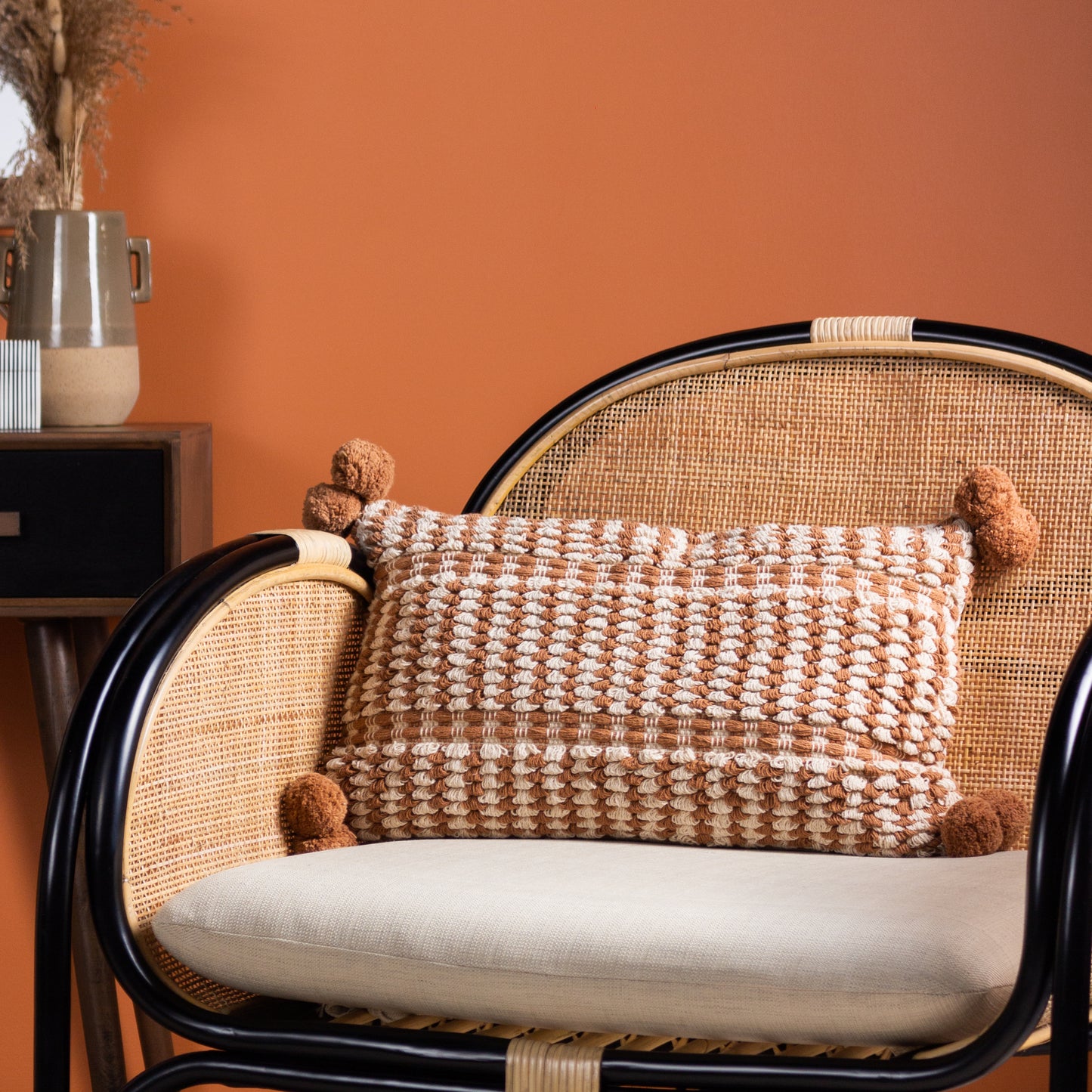 AYAAN 30X50 CUSHION CASE CINNAMON