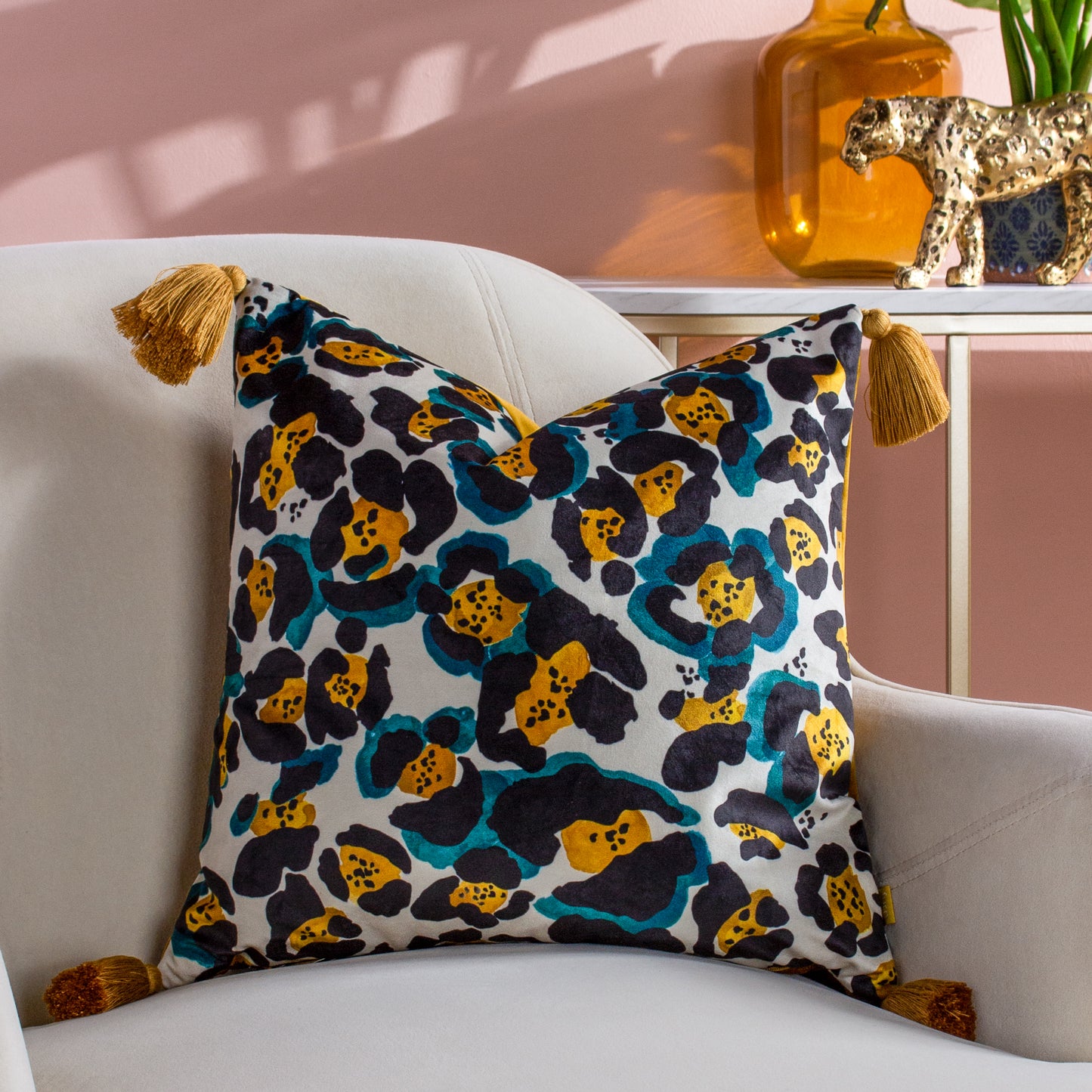 AYANNA 43X43 CUSHION CASE TEAL