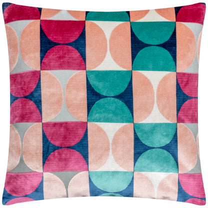 BARDOT 50X50 CUSHION CASE MAGENTA/BLUE