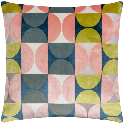 BARDOT 50X50 CUSHION CASE PINK/AVO GREEN