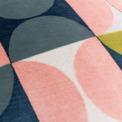 BARDOT 50X50 CUSHION CASE PINK/AVO GREEN