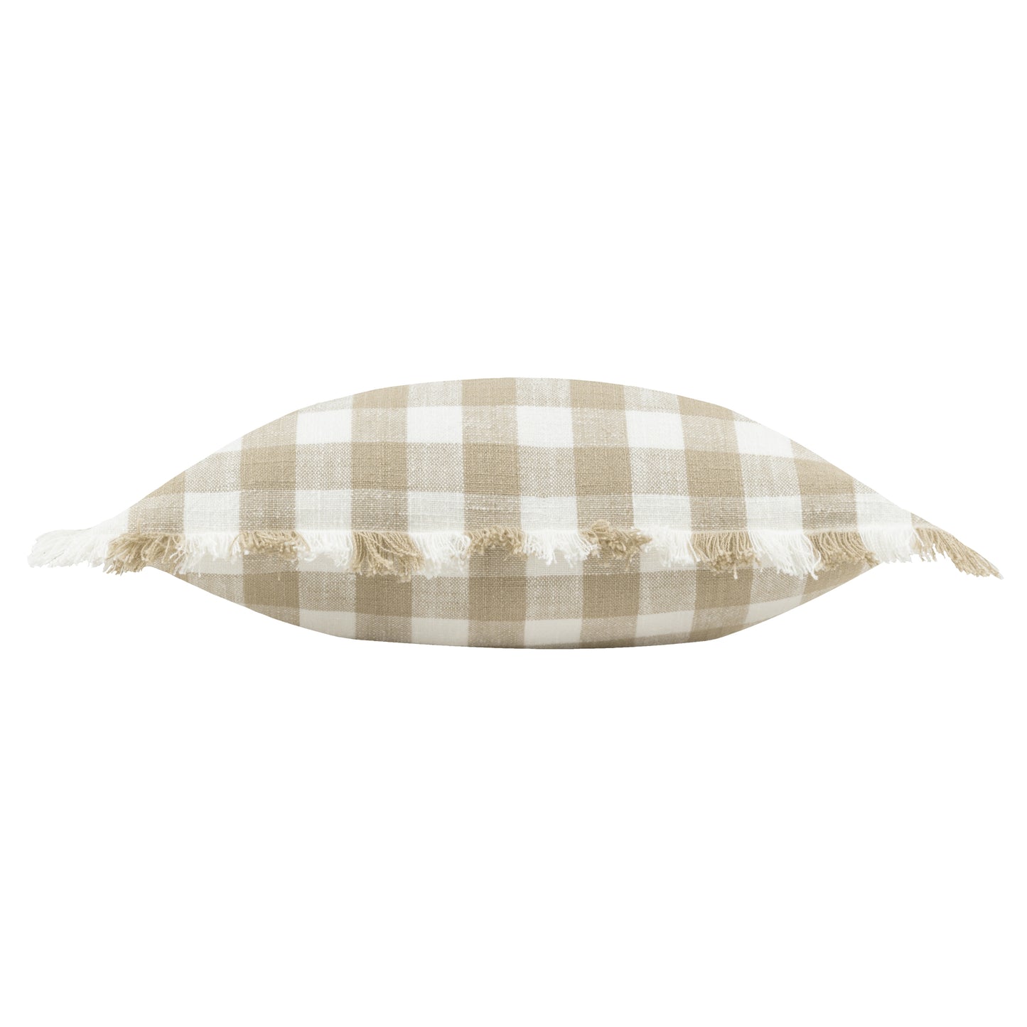 BARTON CHECK 45X45 CUSHION CASE NATURAL