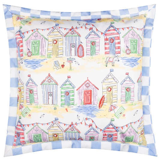 BEACH HUTS 45X45 OUTDOOR CUSHION CASE MULTI