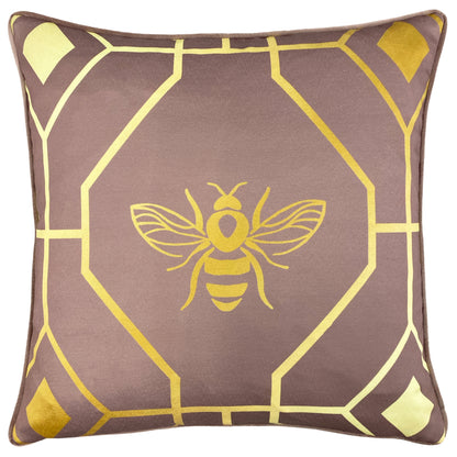 BEE DECO 43X43 CUSHION CASE BLUSH