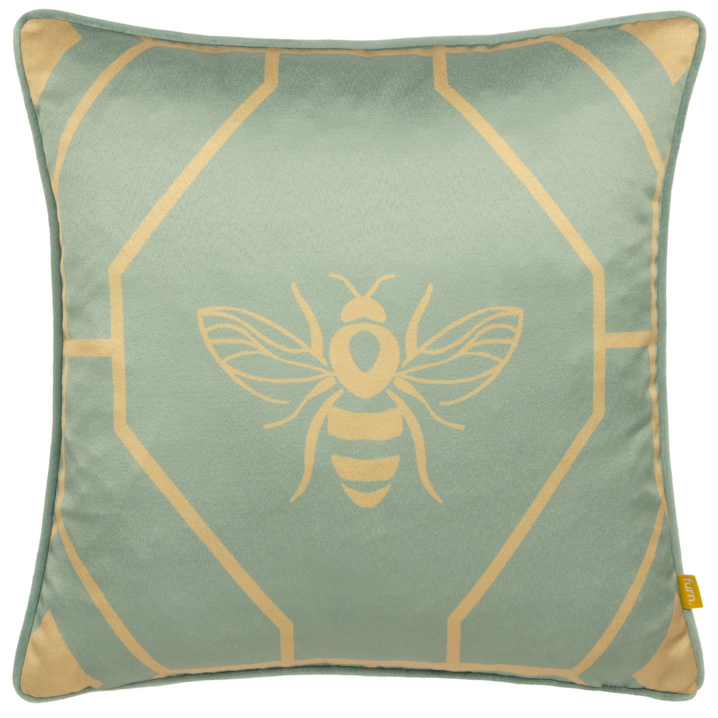 BEE DECO 43X43 CUSHION CASE EAU DE NIL