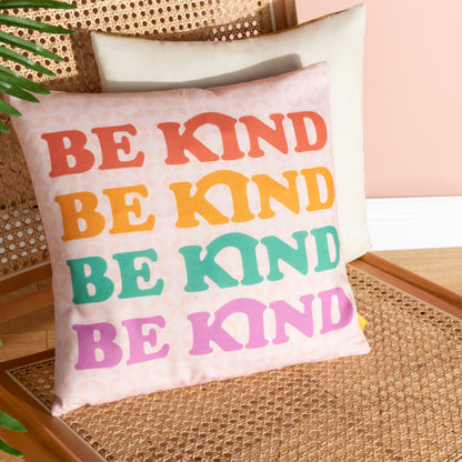 BE KIND 43X43 CUSHION CASE MULTI