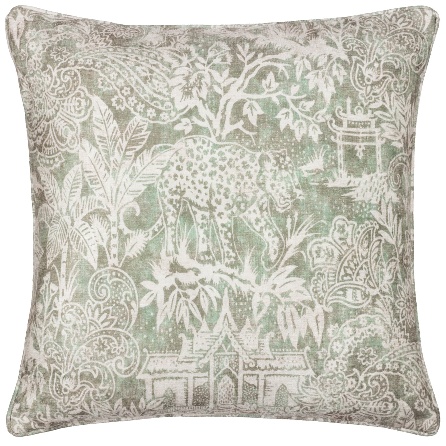 BENGAL 50X50 CUSHION CASE SAGE