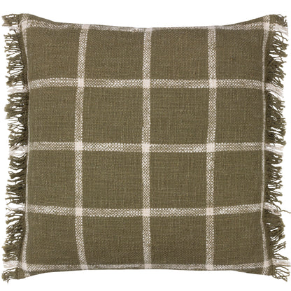 BENI 45X45 CUSHION CASE MOSS/NATURAL