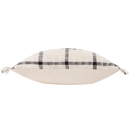 BENI 45X45 CUSHION CASE NATURAL/BLACK