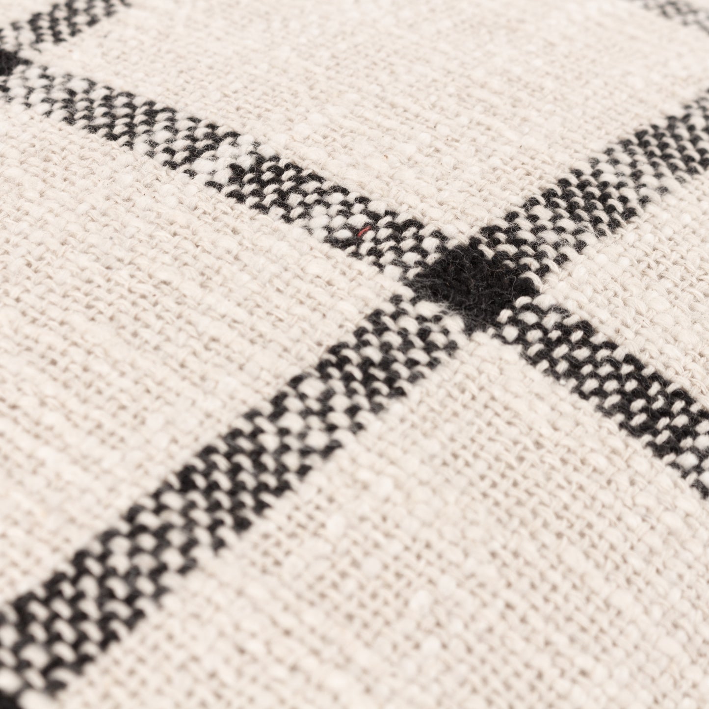 BENI 45X45 CUSHION CASE NATURAL/BLACK