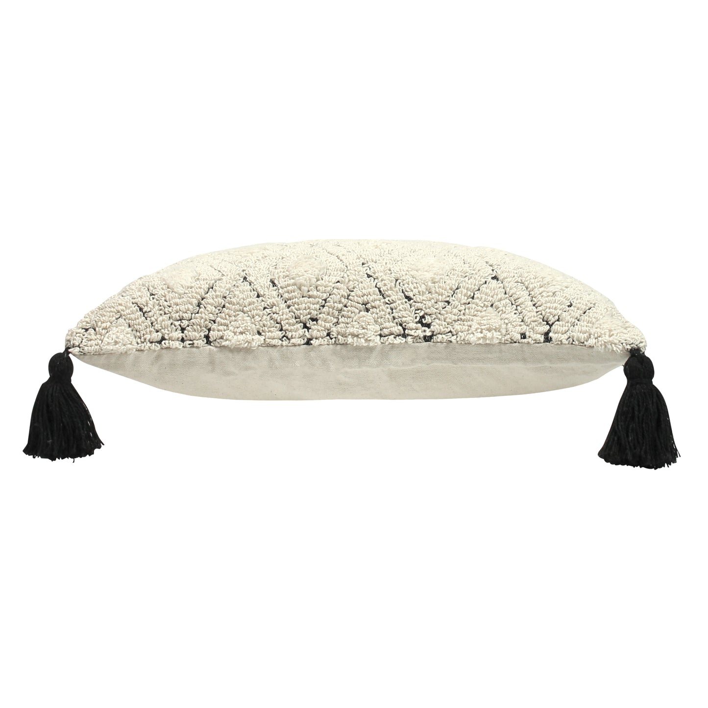 BERBERA 45X45 CUSHION COVER NATURAL/BLACK
