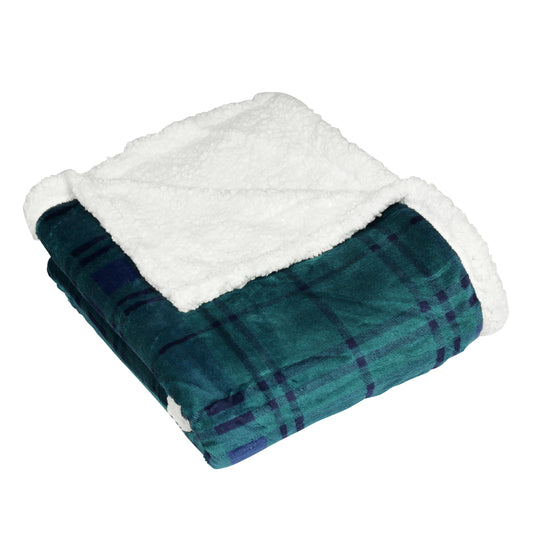BLAKE 130X150 THROW GREEN