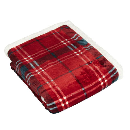 BLAKE 130X150 THROW RED
